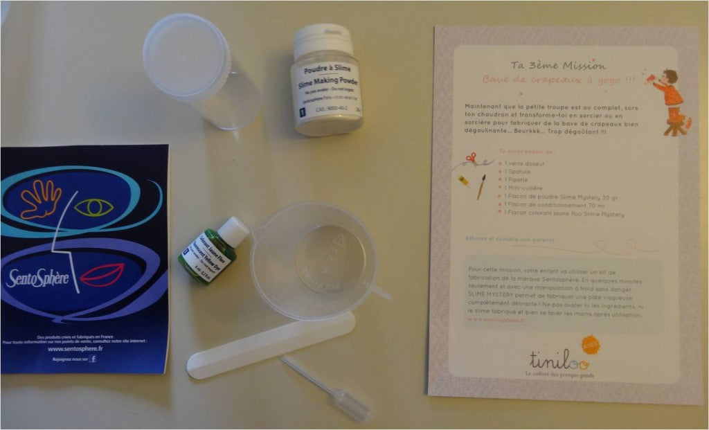 Bave de crapaud avec le Slime Mystery Sentosphère !