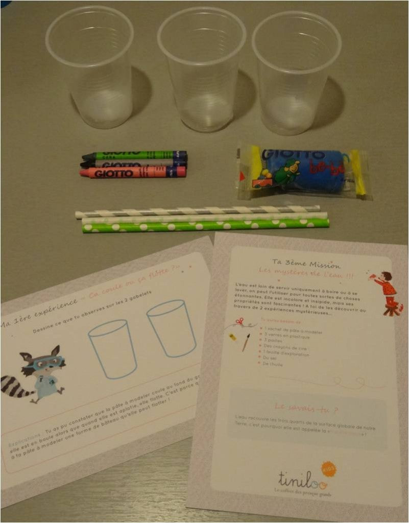 Des expériences pour découvrir les mystères de l’eau !!!