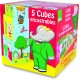 Cubes en bois empilables Babar