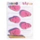 Moule 5 sucettes Barbapapa