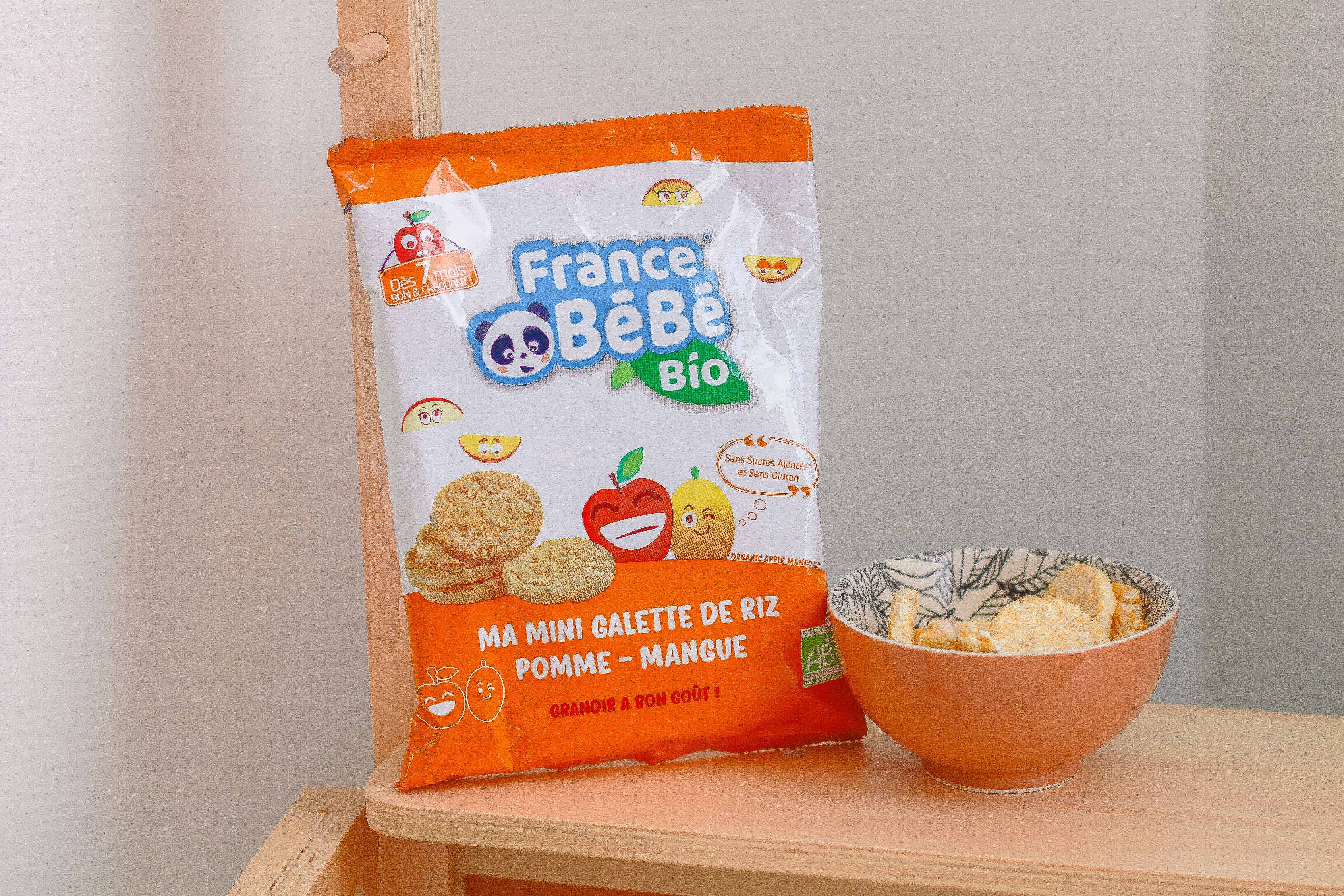 Mini galette de riz Pomme-Mangue  France bébé Bio FRANCE BéBé BIO