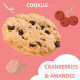 Boîte de Cookies Cranberries Amandes