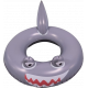 Bouée de bain enfant Grey Shark ⌀55 cm