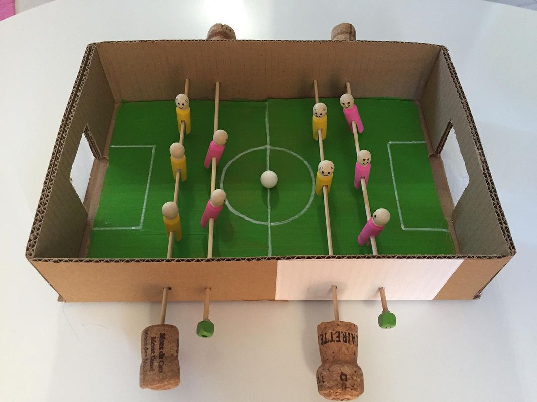 DIY : baby-foot en carton