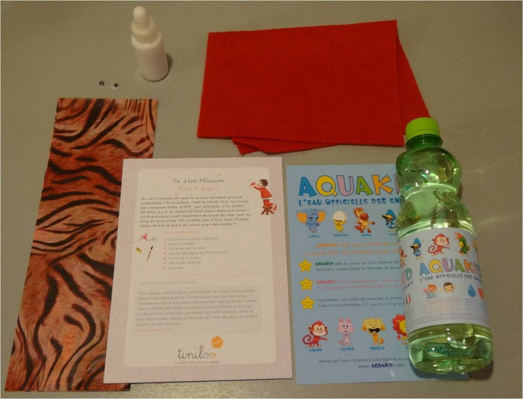 Une drôle de bouteille d'eau animal !