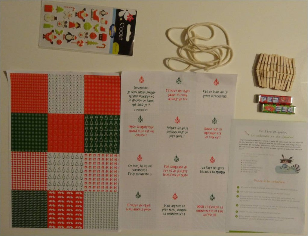 Un Calendrier de l'Avent DIY