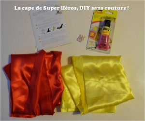 Fabriquer une cape de Super Héros sans couture ! DIY