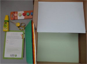 Un jardin fleuri en papier nid d'abeille !