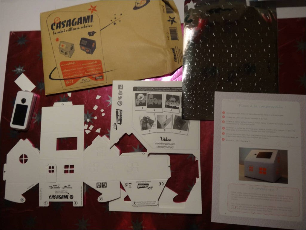 Une maison mini veilleuse solaire à décorer !