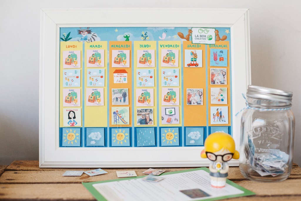 Kit pour fabriquer un semainier magnétique