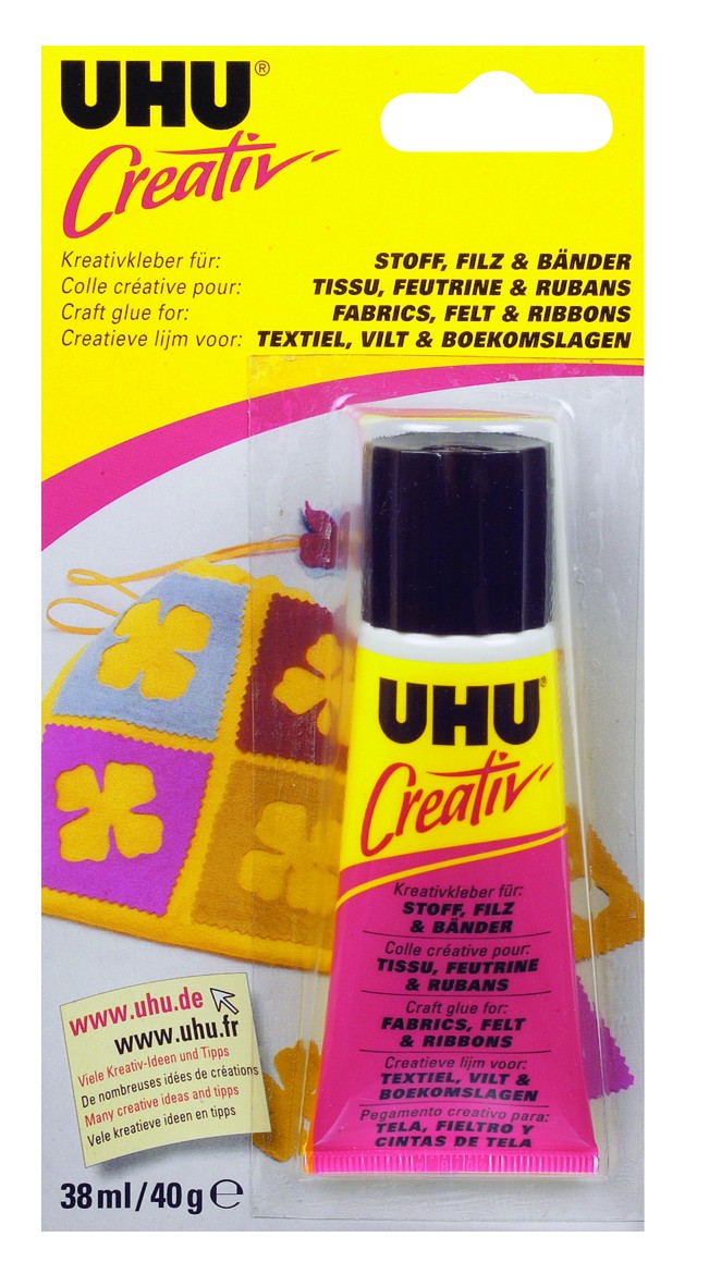 UHU Créativ’ tissu, feutrine et rubans