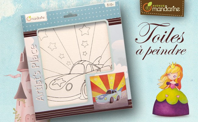 Toile à peindre enfant