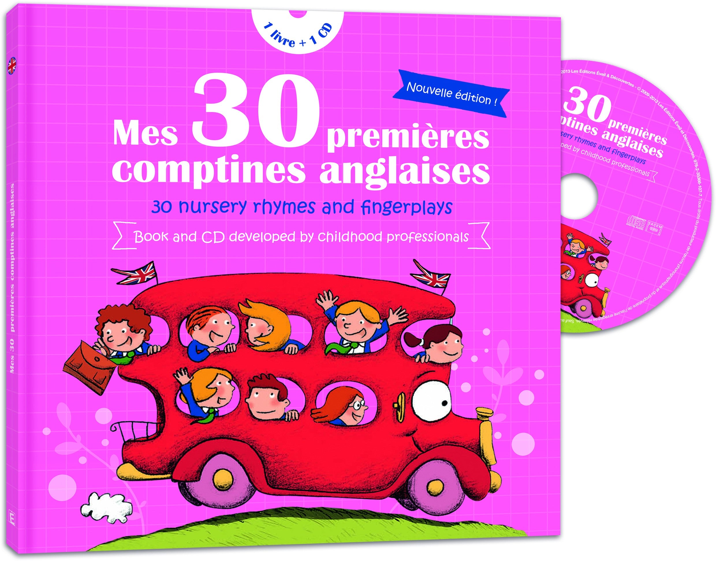 Livre CD Mes 30 premières comptines anglaises
