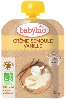 Crème semoule vanille