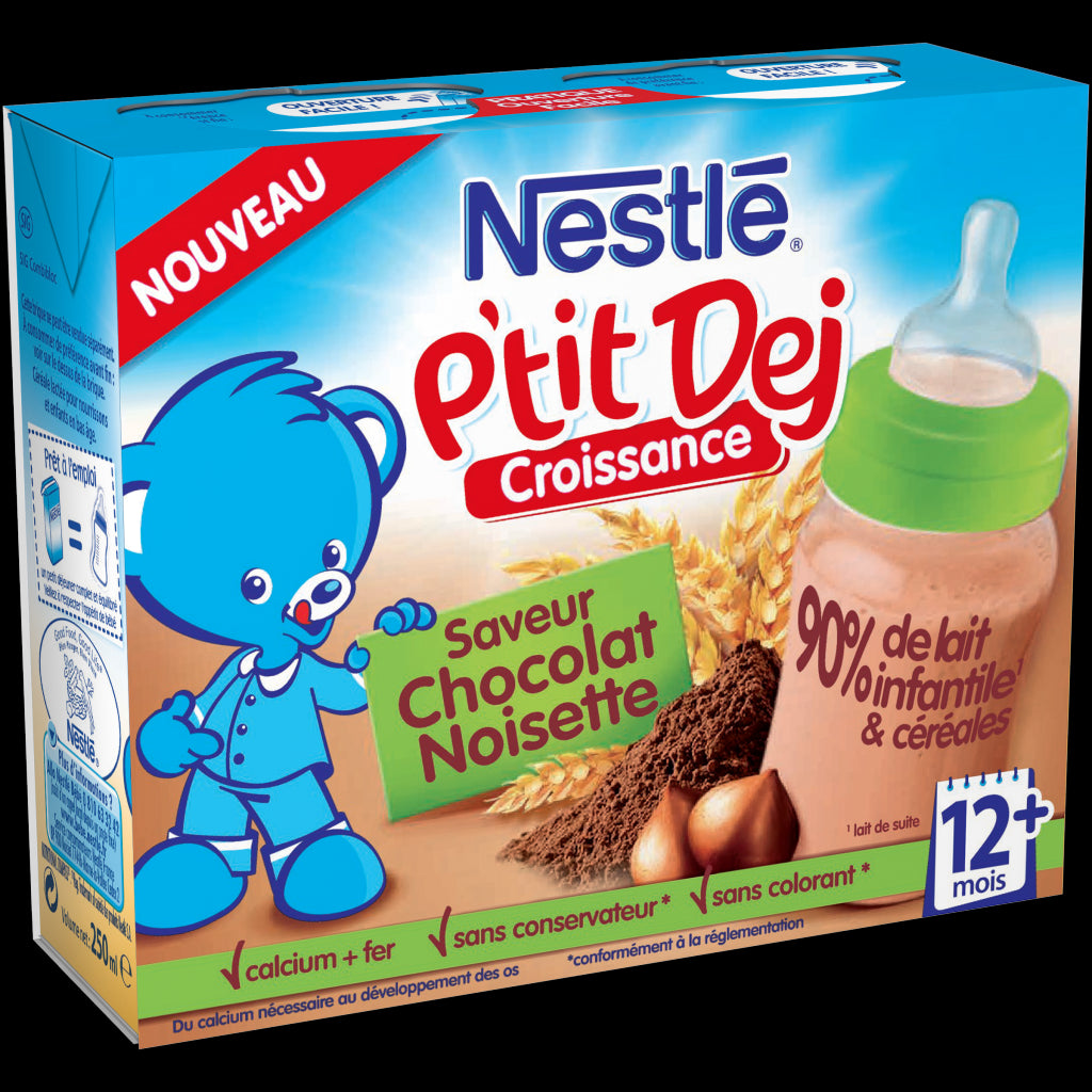 NESTLE P'tit Dej saveur chocolat noisette