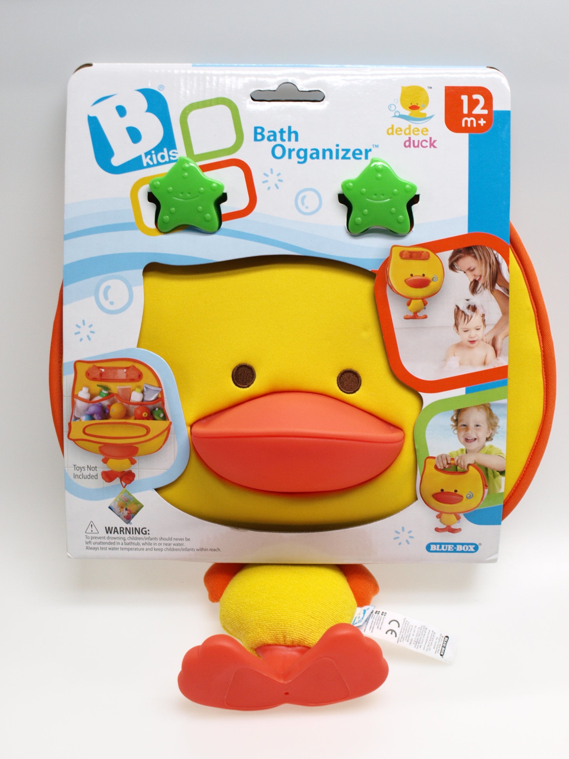 Canard de rangement pour le bain