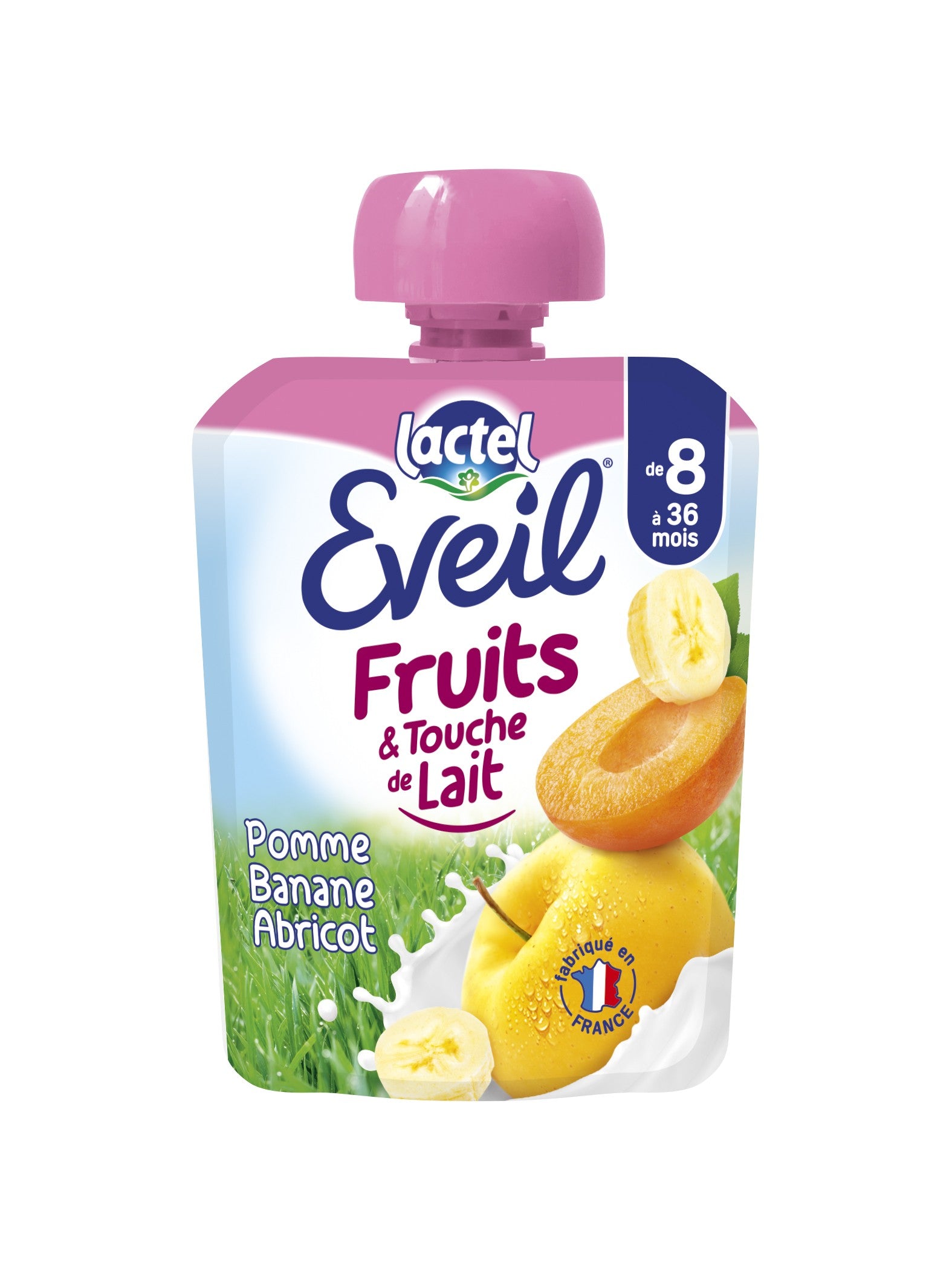 Gourdes Eveil fruits et Touche de lait