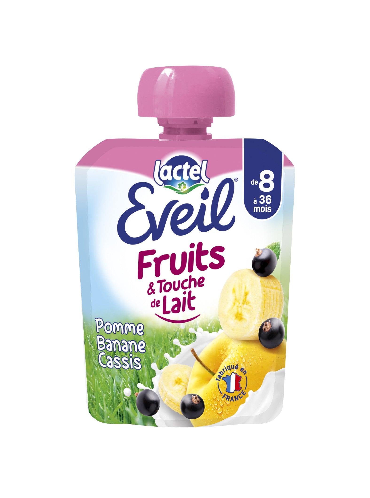 Gourdes Eveil fruits et Touche de lait