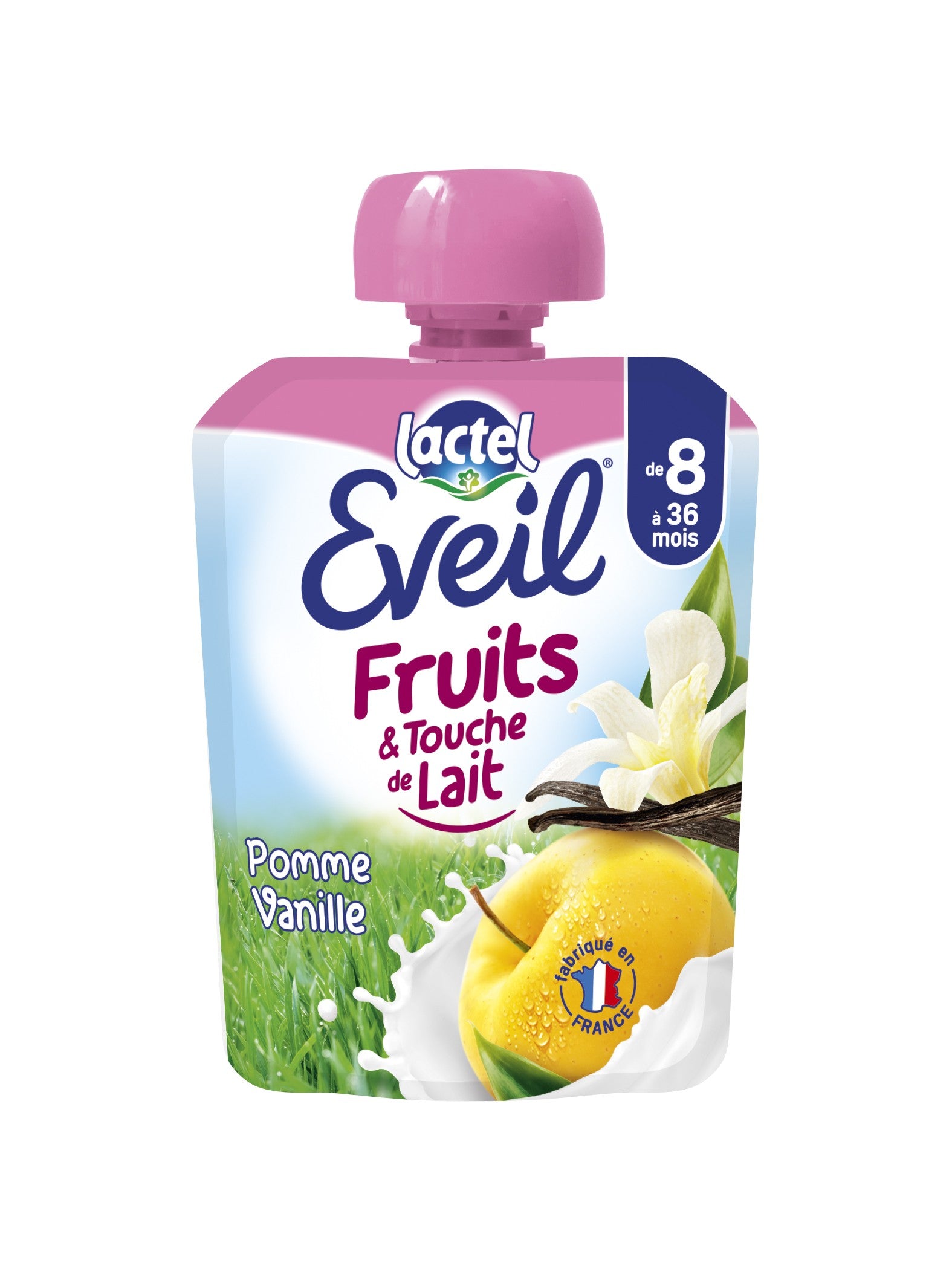 Gourdes Eveil fruits et Touche de lait