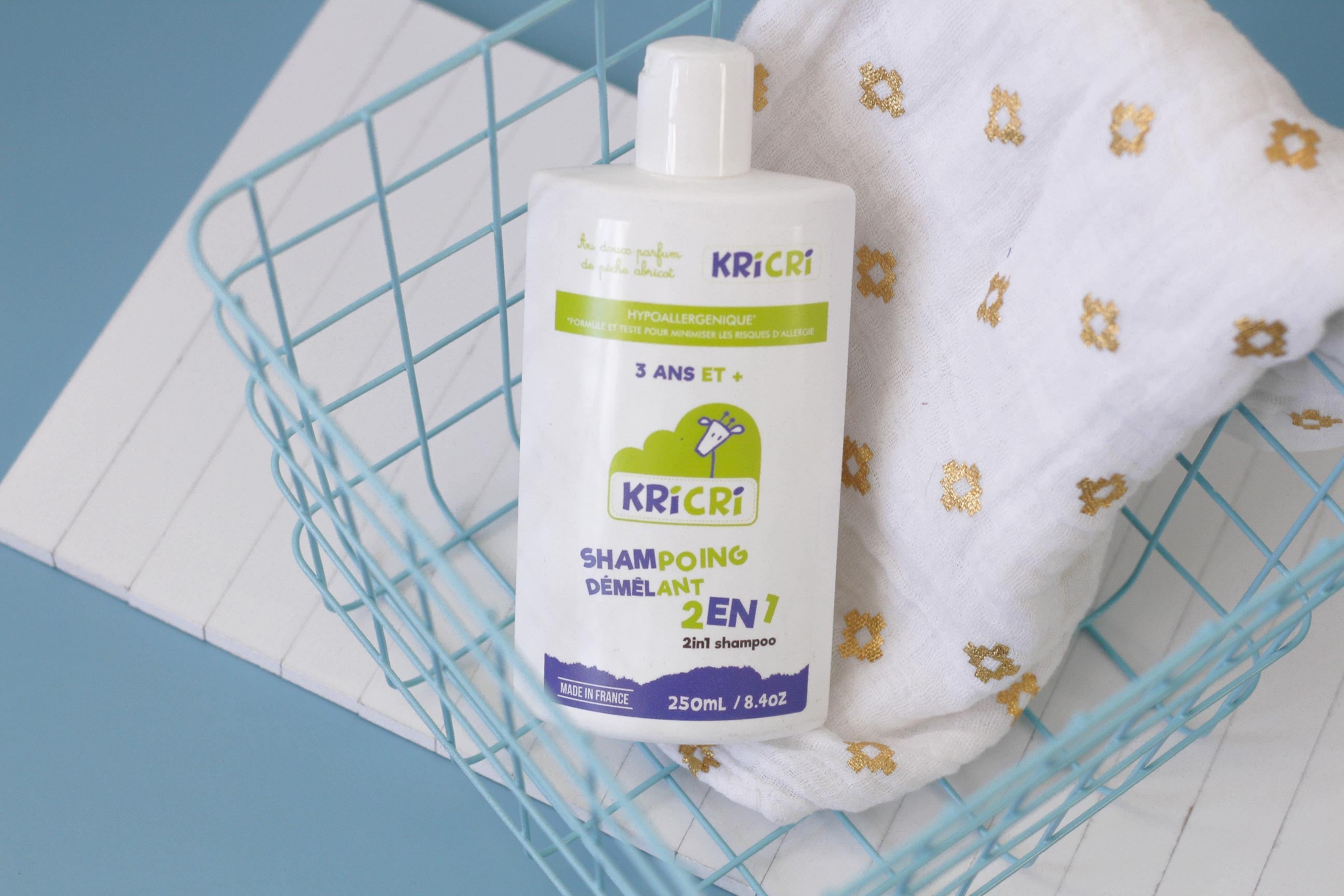 Shampoing démêlant 2 en 1