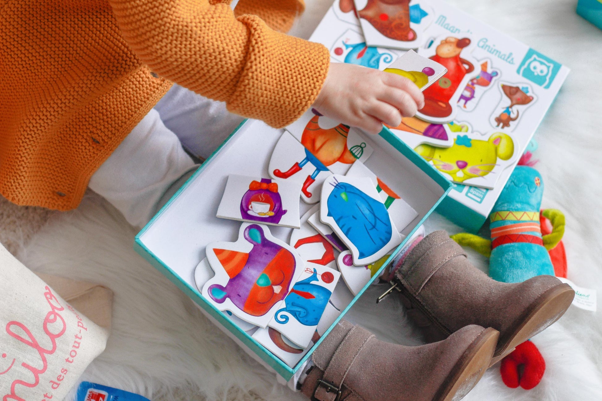 Puzzle magnétique animal