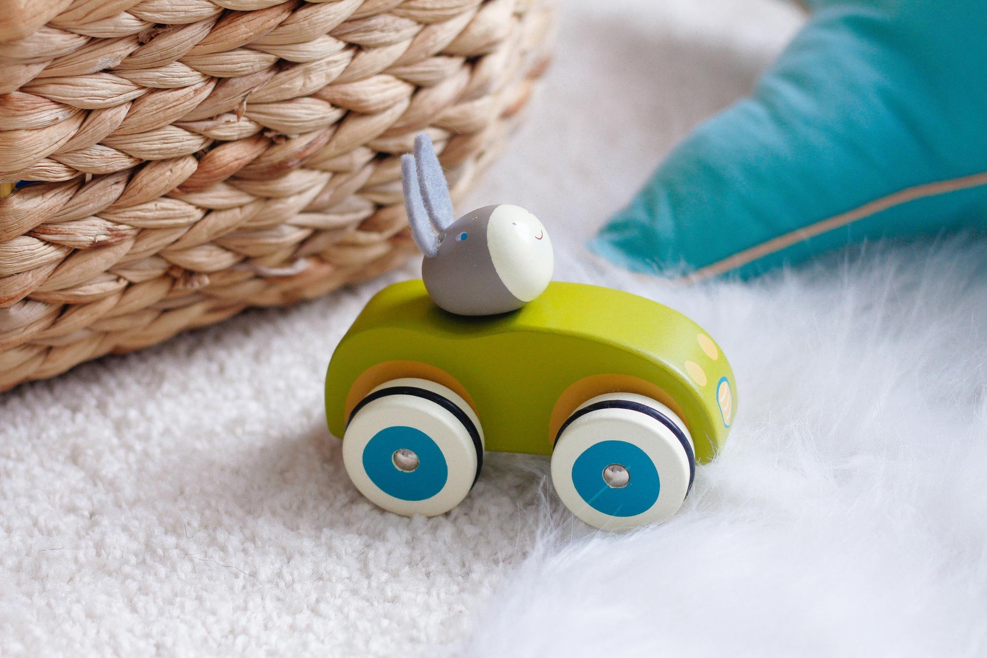 Voiture âne en bois