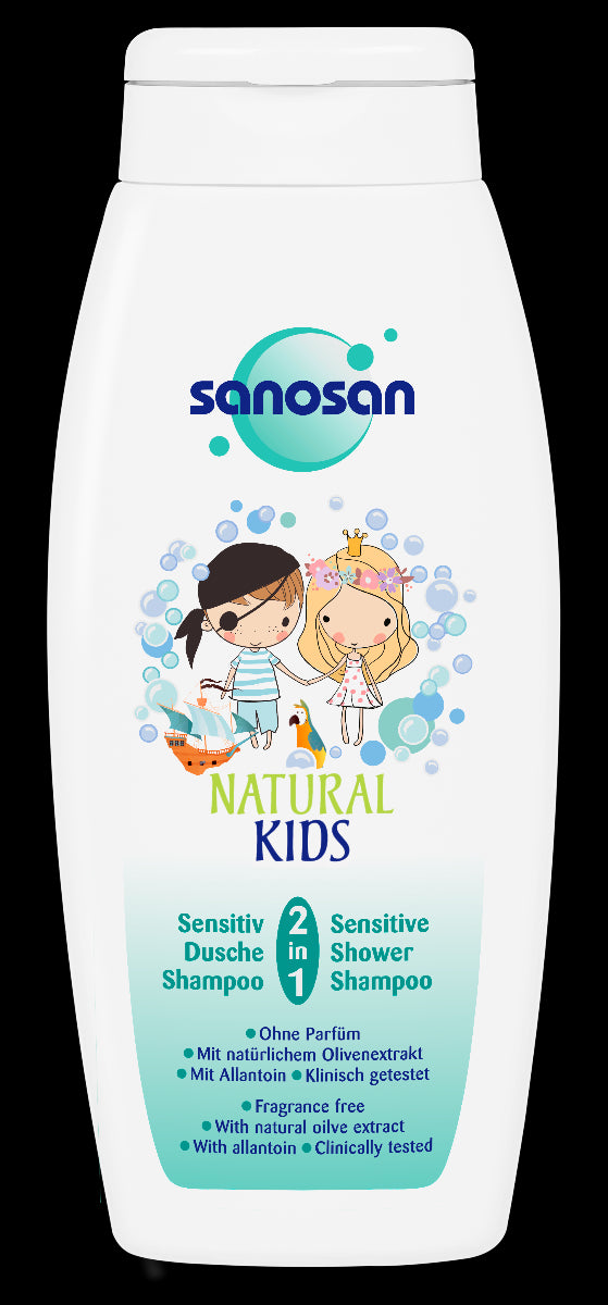 Shampoing douche peaux sensibles