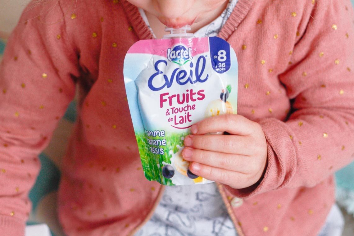 Gourdes Eveil fruits et Touche de lait