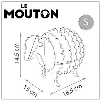 Mouton en carton Kraft