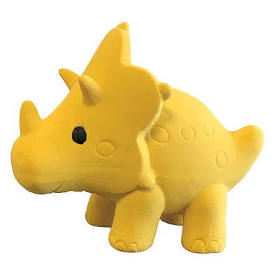 Tricératops de bain en caoutchouc naturel
