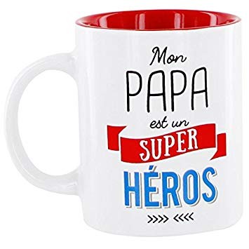 Mug "Mon Papa est un Super-Héro"