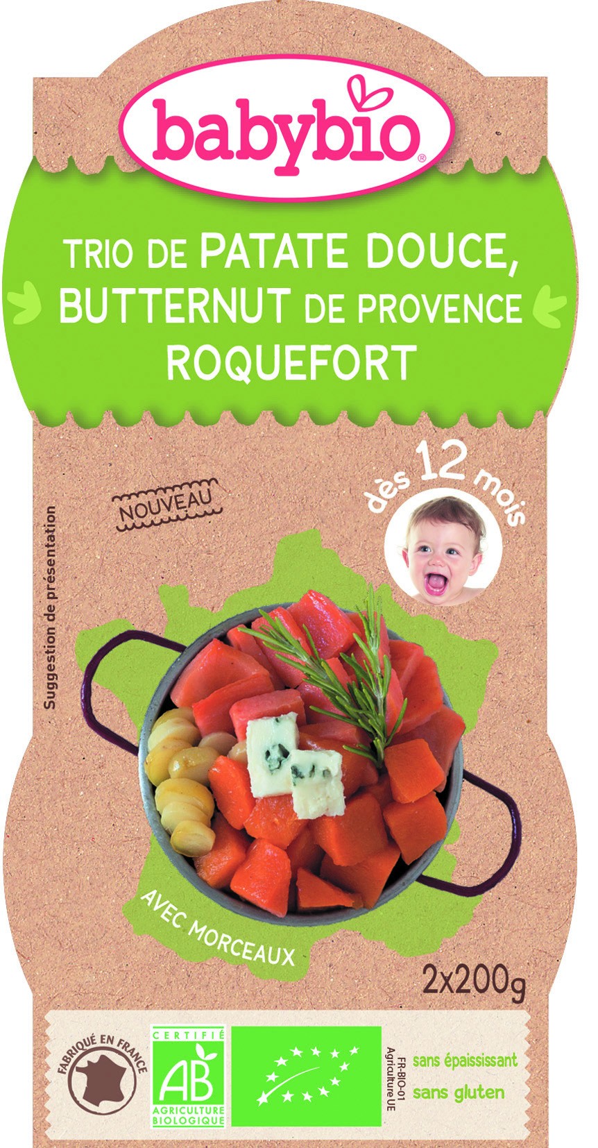 Bols Patate douche Butternut Roquefort