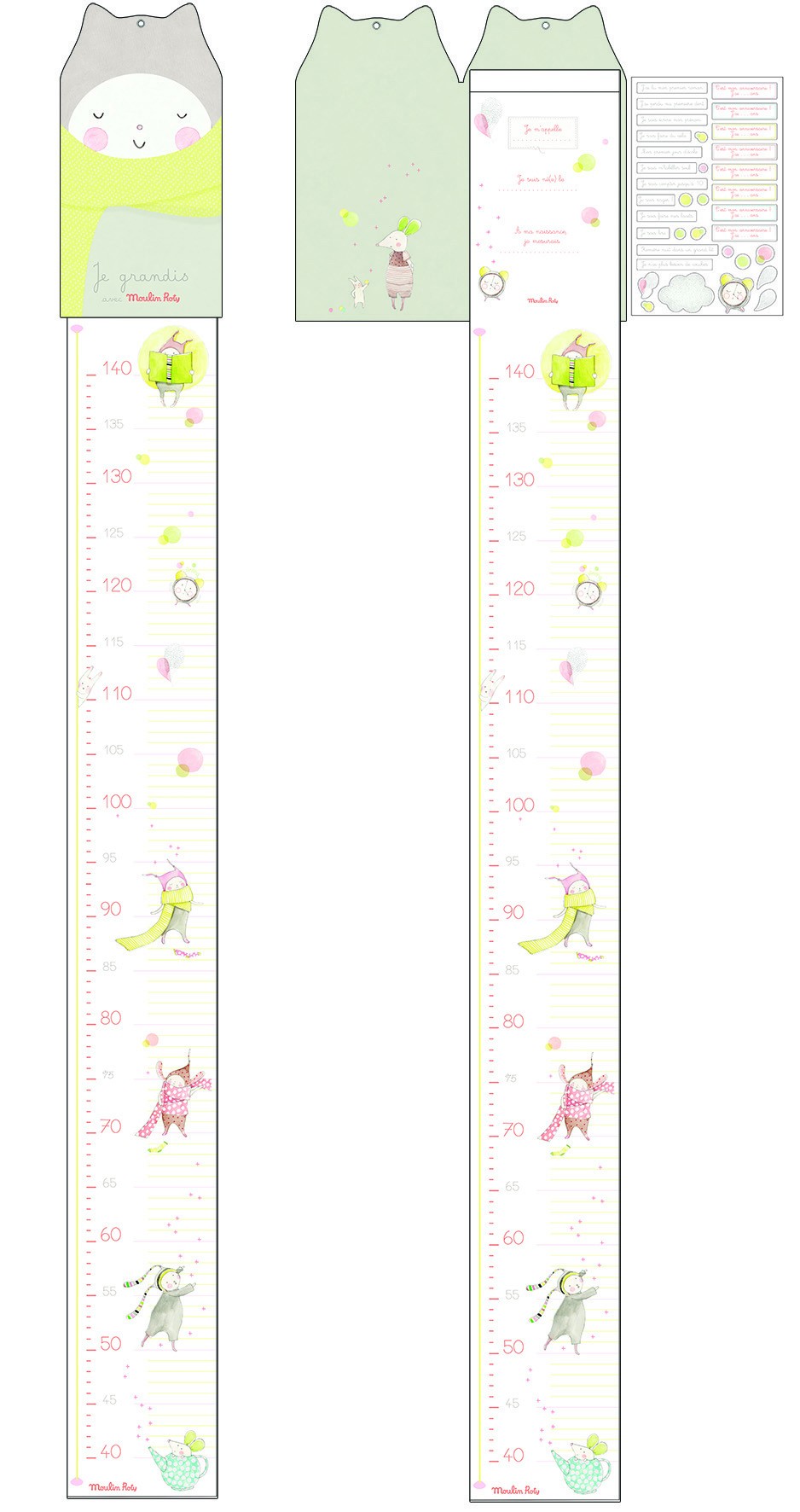 Toise carnet Les petits dodos