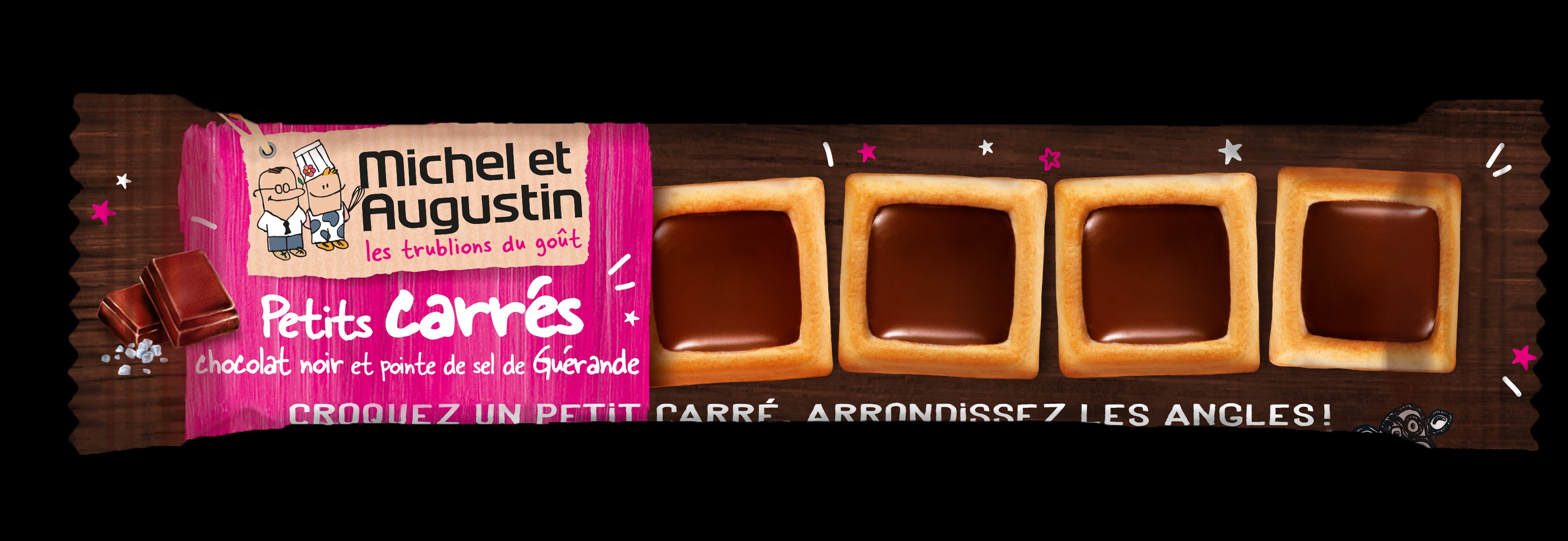 Petits carrés à croquer