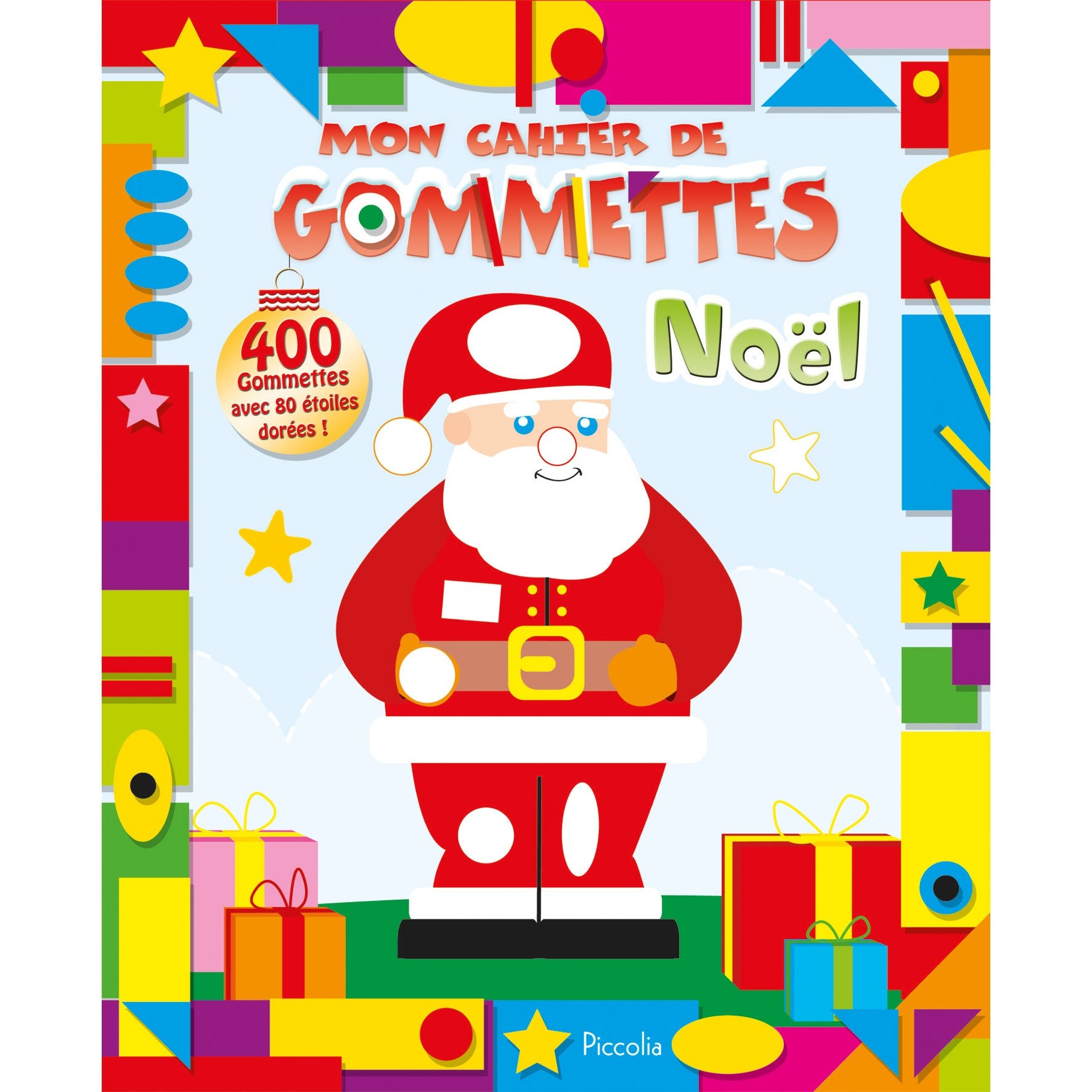 Mon cahier de gommettes brillantes Noël