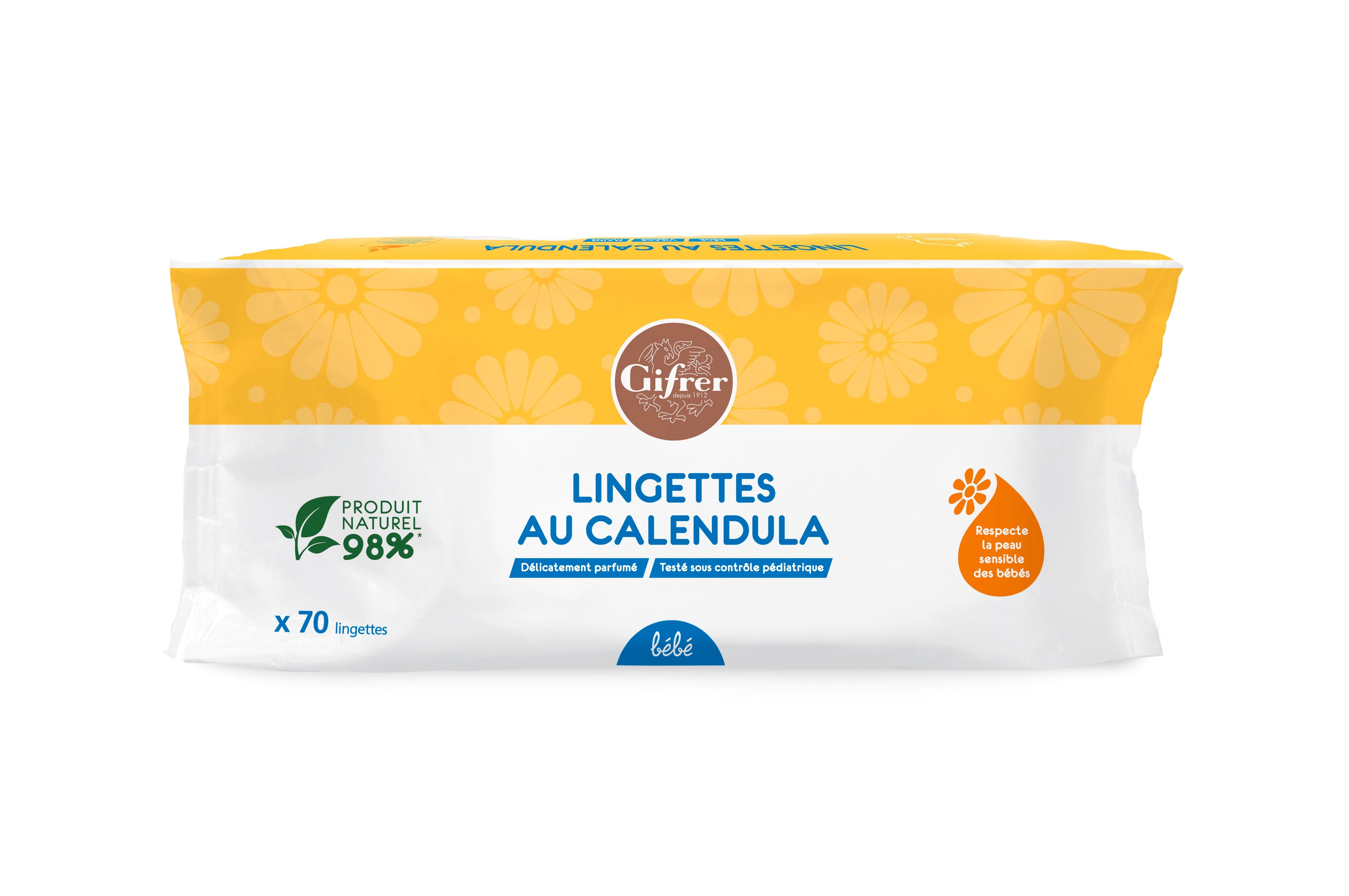 Lingettes au calendula