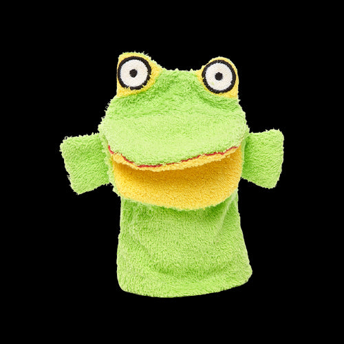 Gant de toilette grenouille