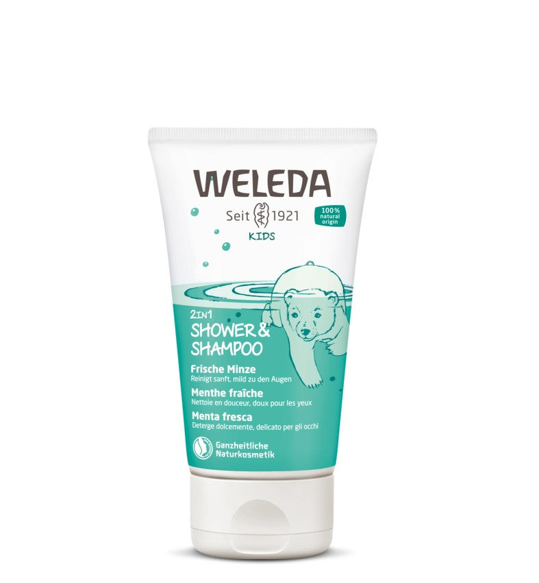 Crème de Douche 2en1 Enfants – Menthe fraîche