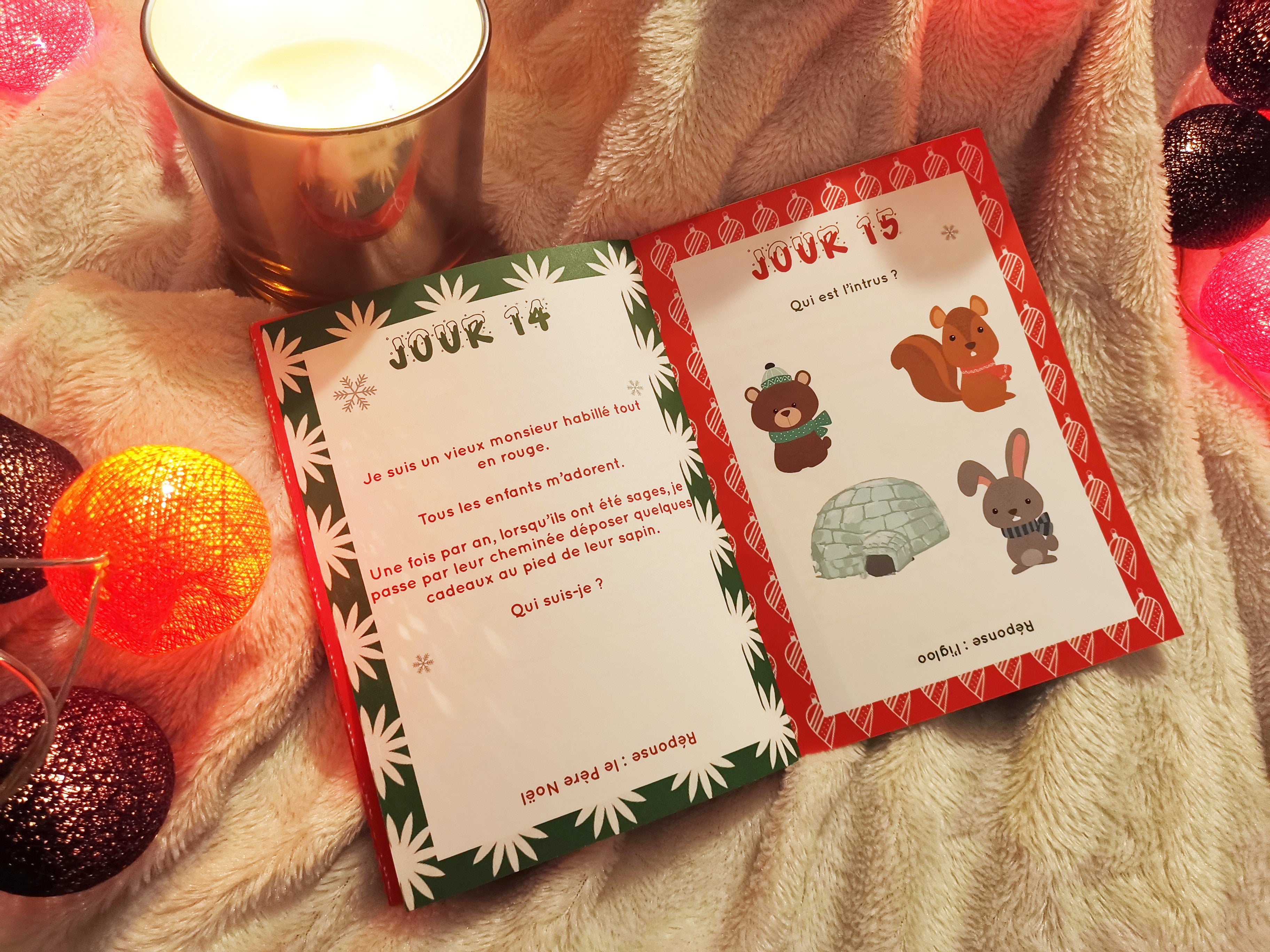 La cahier d'activité de l'Avent