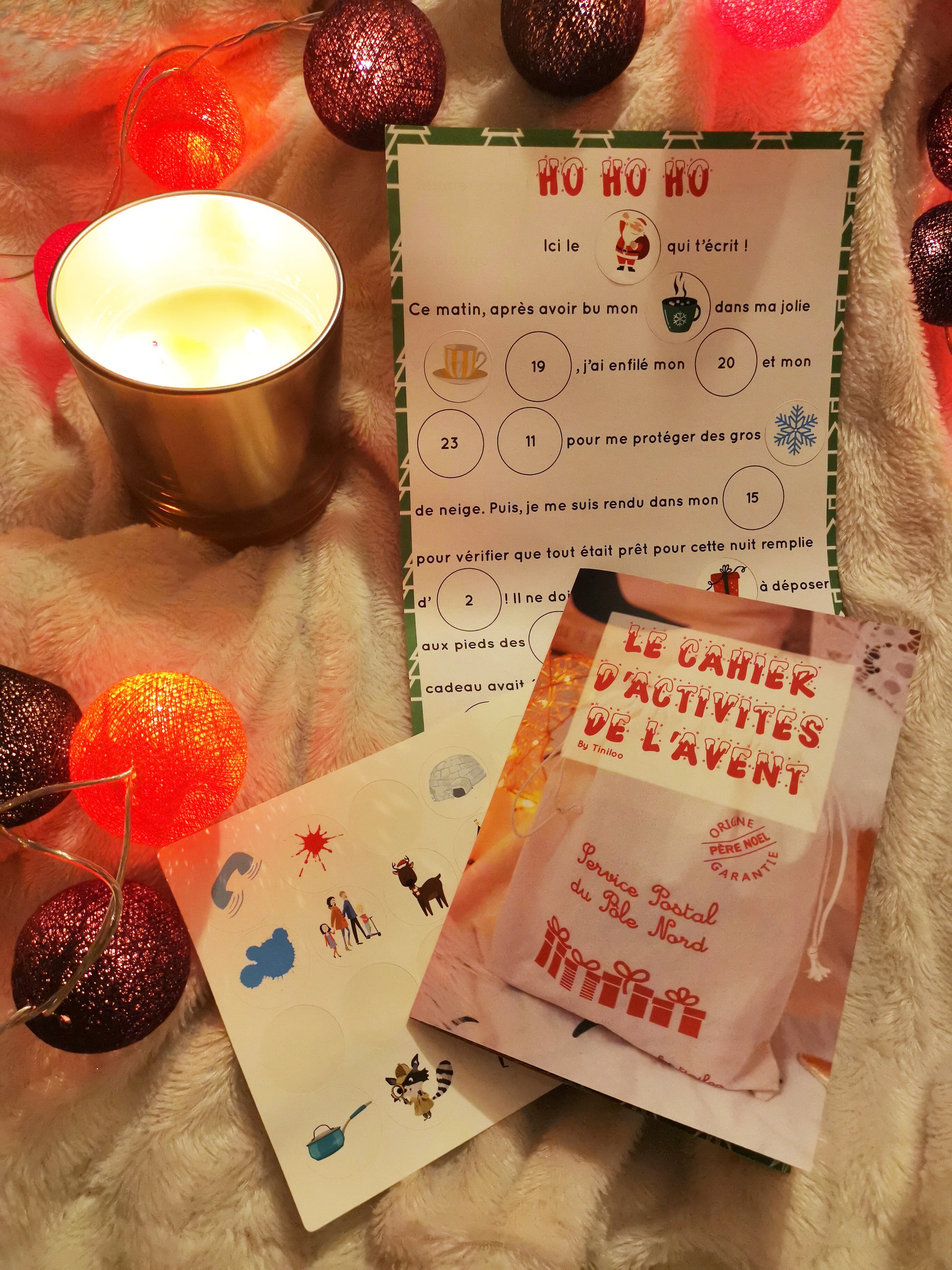 La cahier d'activité de l'Avent