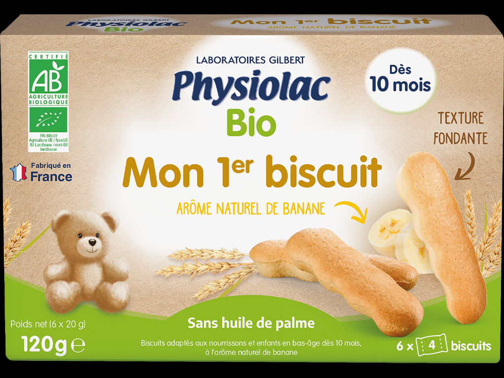 Biscuits Bio à l'arôme naturel de banane