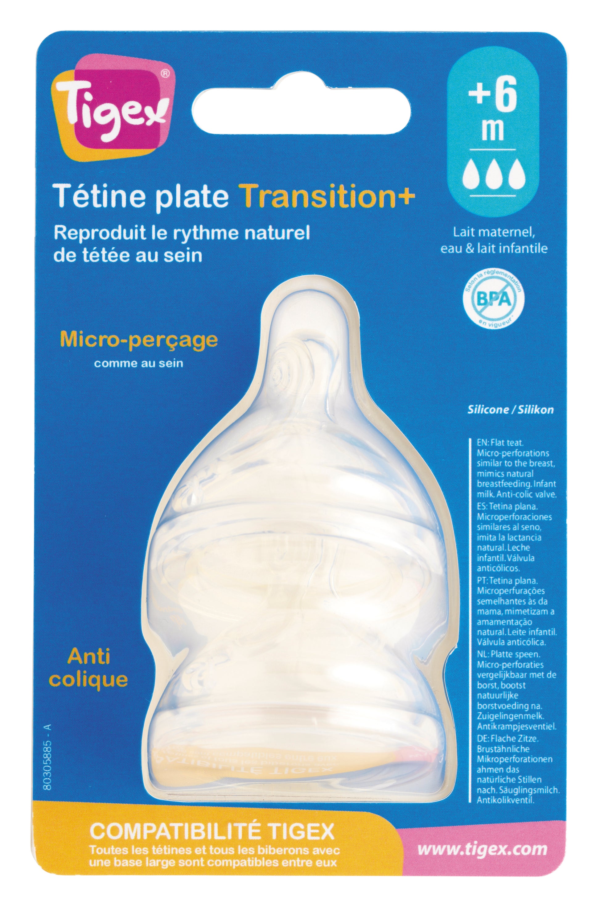 tétines Transition+