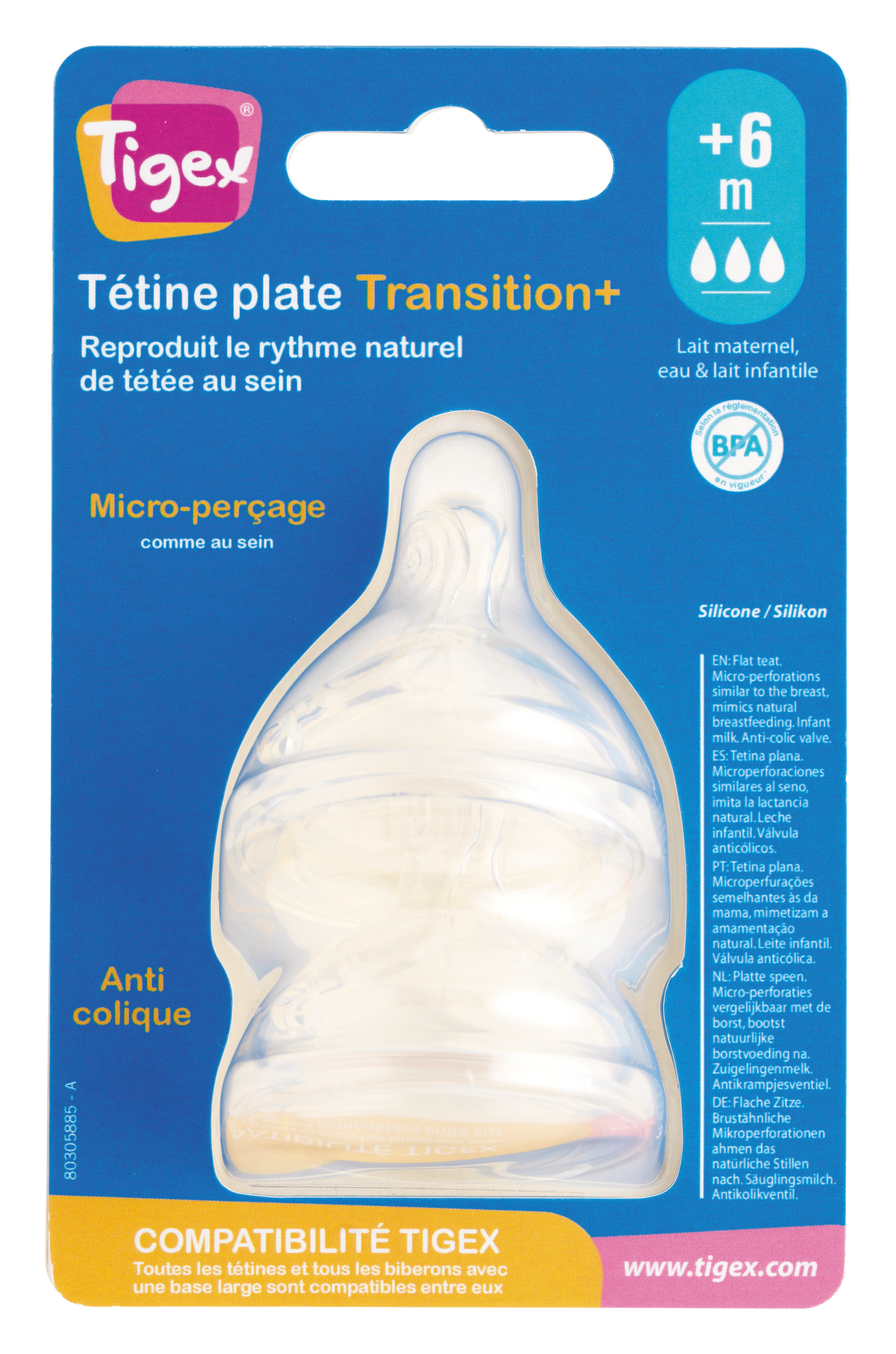 tétines Transition+