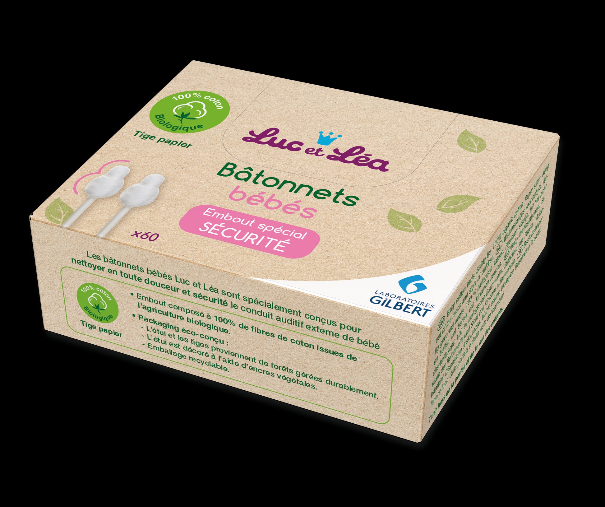 Bâtonnets ouatés embout bébé