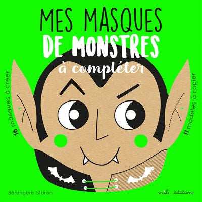 Mes masques de monstres à compléter