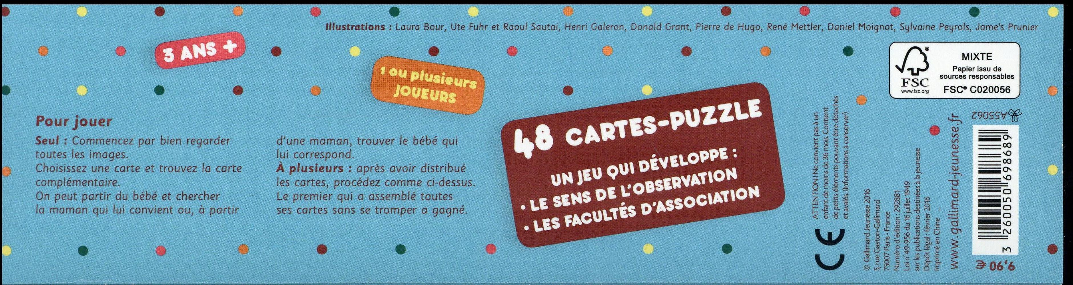 Puzzle "Les bébés animaux"