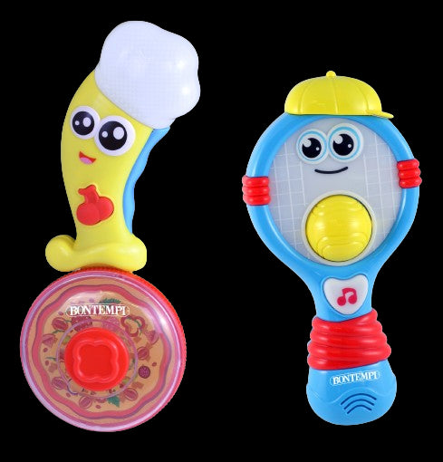 Roulette à pizza ou raquette de tennis sonore