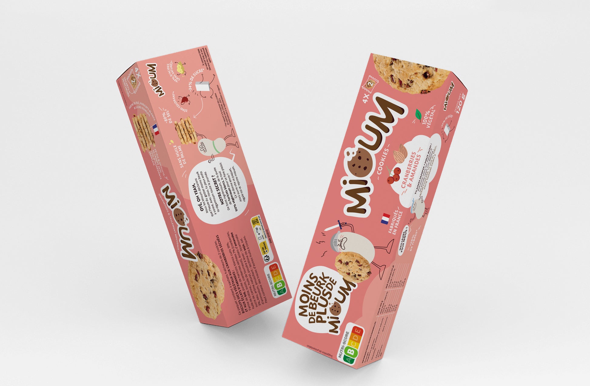 Boîte de Cookies Cranberries Amandes