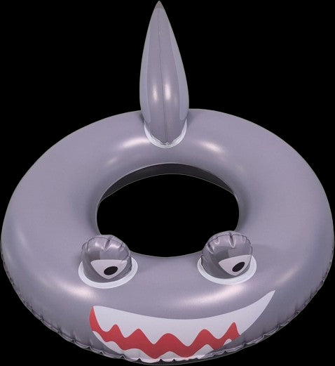 Bouée de bain enfant Grey Shark ⌀55 cm