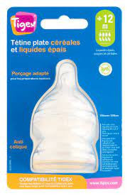 Tétines plates +12m - Liquides épais et céréales